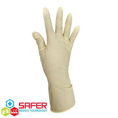 Disposable Surgical Latex Gloves with Powder Free for Medical Use