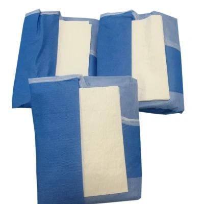 Folding Surgical Gown Sterile Surgical Gown with Eo Sterilized