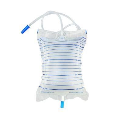2000ml T Valve Pull Push Valve Economic Urinary Drainage Bag