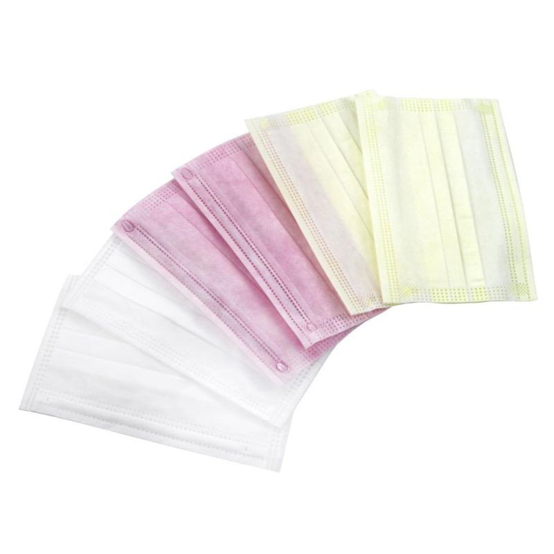 3-Ply Disposable Soft Non-Woven Kids Face Mask Funny Face Mask