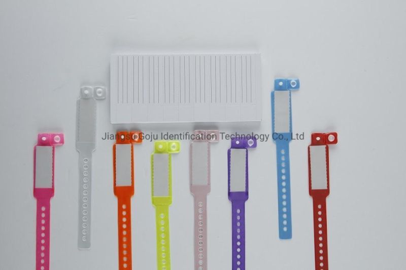 Waterproof Medical Consumables Disposable Hospital Patient ID Bands Wristbands