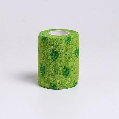 Various Colors Non-Woven Cotton Veterinary Cohesive Bandage