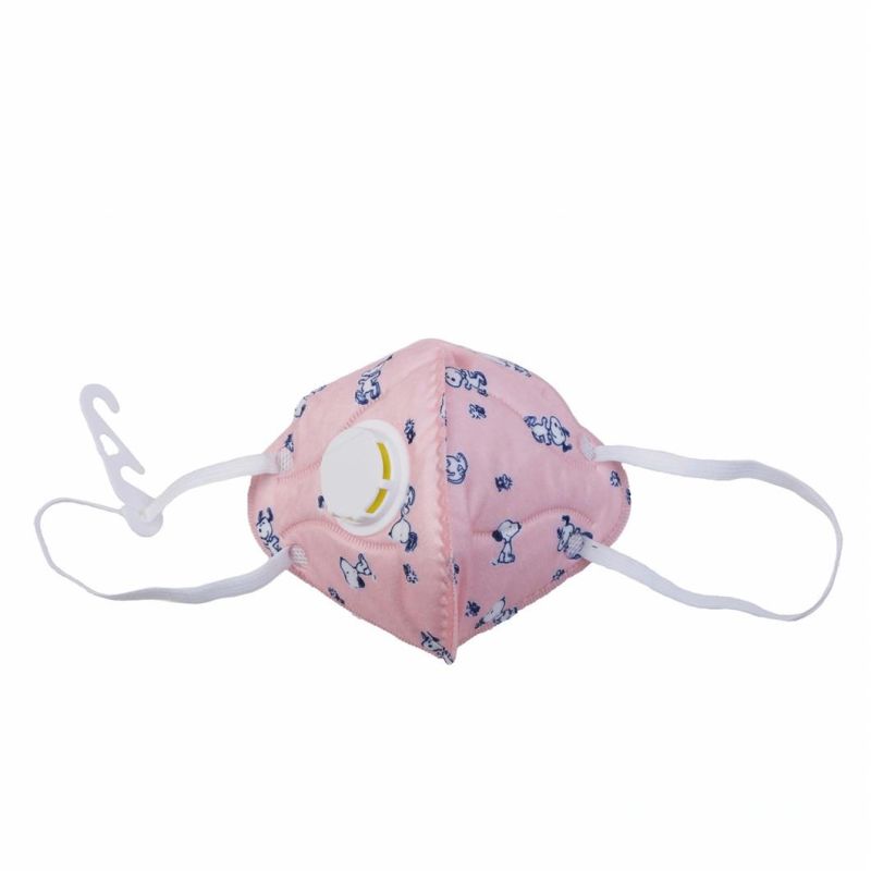 Folded Disposable Dust Face Mask with Valve