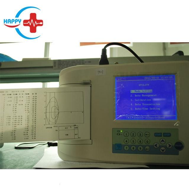 Hc-C021 Medical Electronic Spirometer with Mouthpiece with Built-in Printer