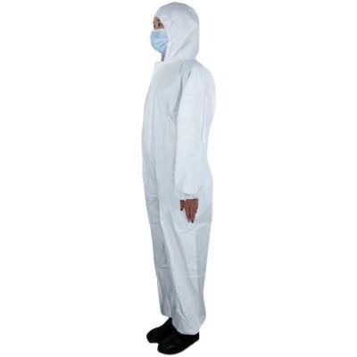 Disposable White Microporous Protective Coverall