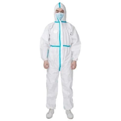 Microporous Non-Woven PPE Suit Disposable Isolation Clothes