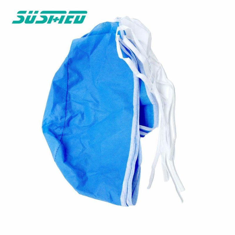 Disposable Hairnet Non Woven Medical Bouffant Caps