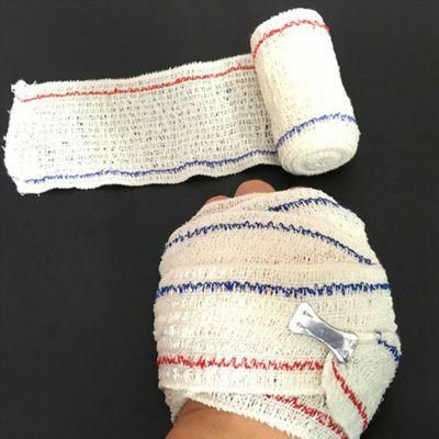 Medical Cotton Spandex Elastic Crepe Bandage with FDA&Ce&ISO