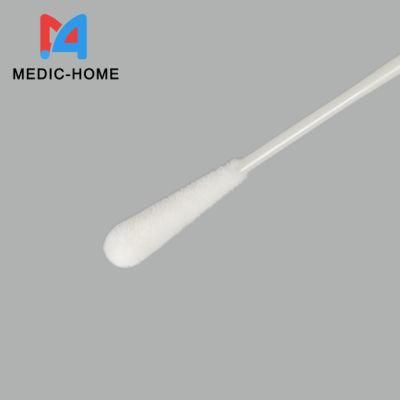 Medical Oral/Nasal Virus Sampling Nylon Flocked ABS Swab with Break Point