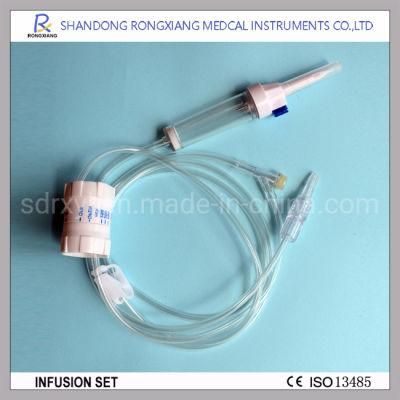 Disposable IV Infusion Set with Flow Regulator