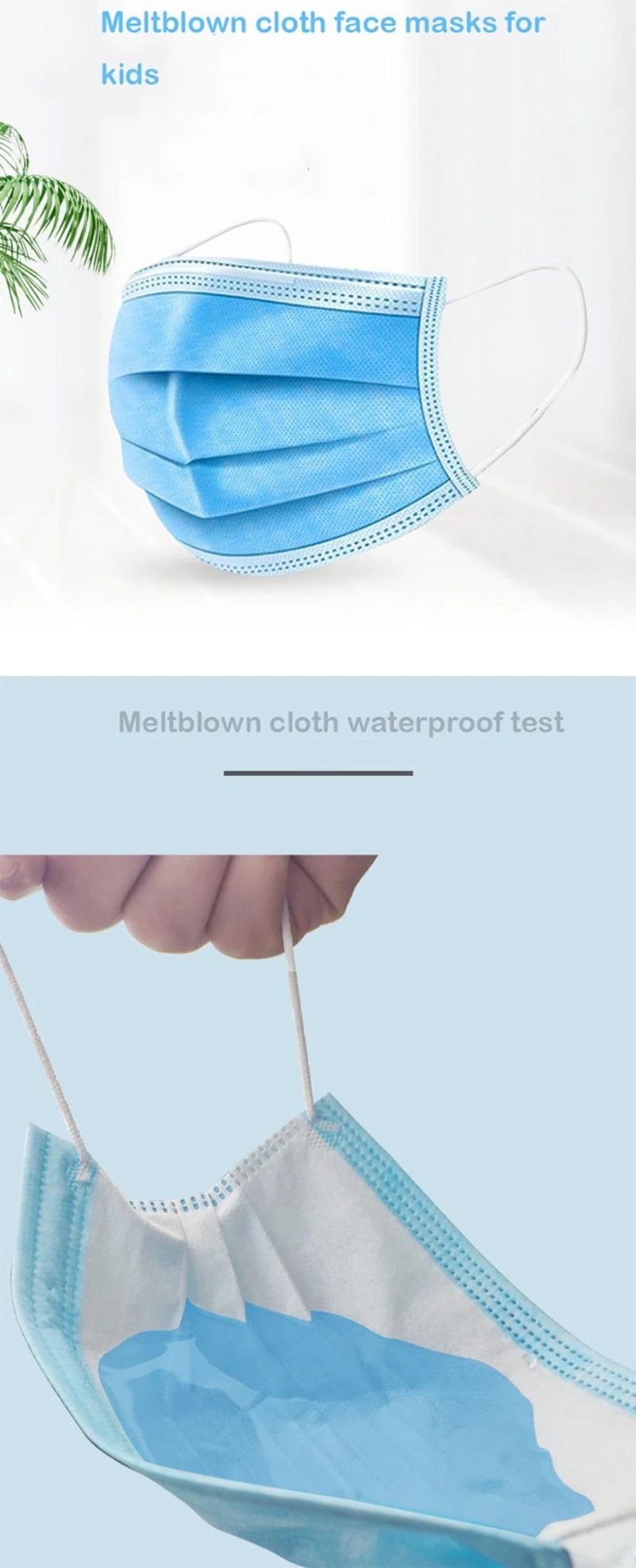 Non-Woven Three-Layer Protection for Disposable Children′s Masks