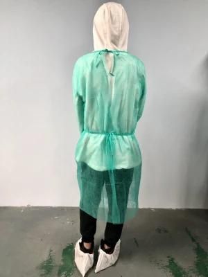 Low Price Medical Surgical PP Isolation Gown Protective Clothing