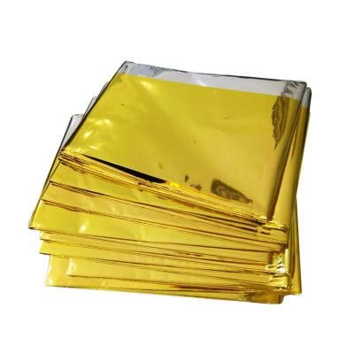 Customized ISO13485 Approved Office Windproof Waterproof Wholesale First Aid Kit Foil Blanket Against Cold
