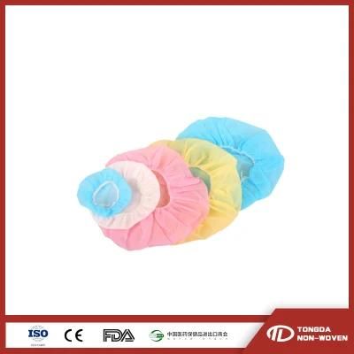 Disposable Bouffant Cap White Mob Cap Nonwoven Hats