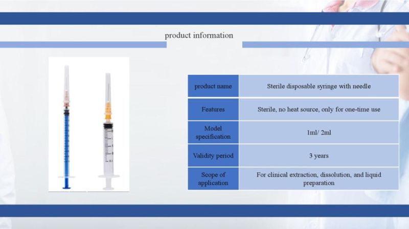 Medical Insulin Syringe From Manufacturer