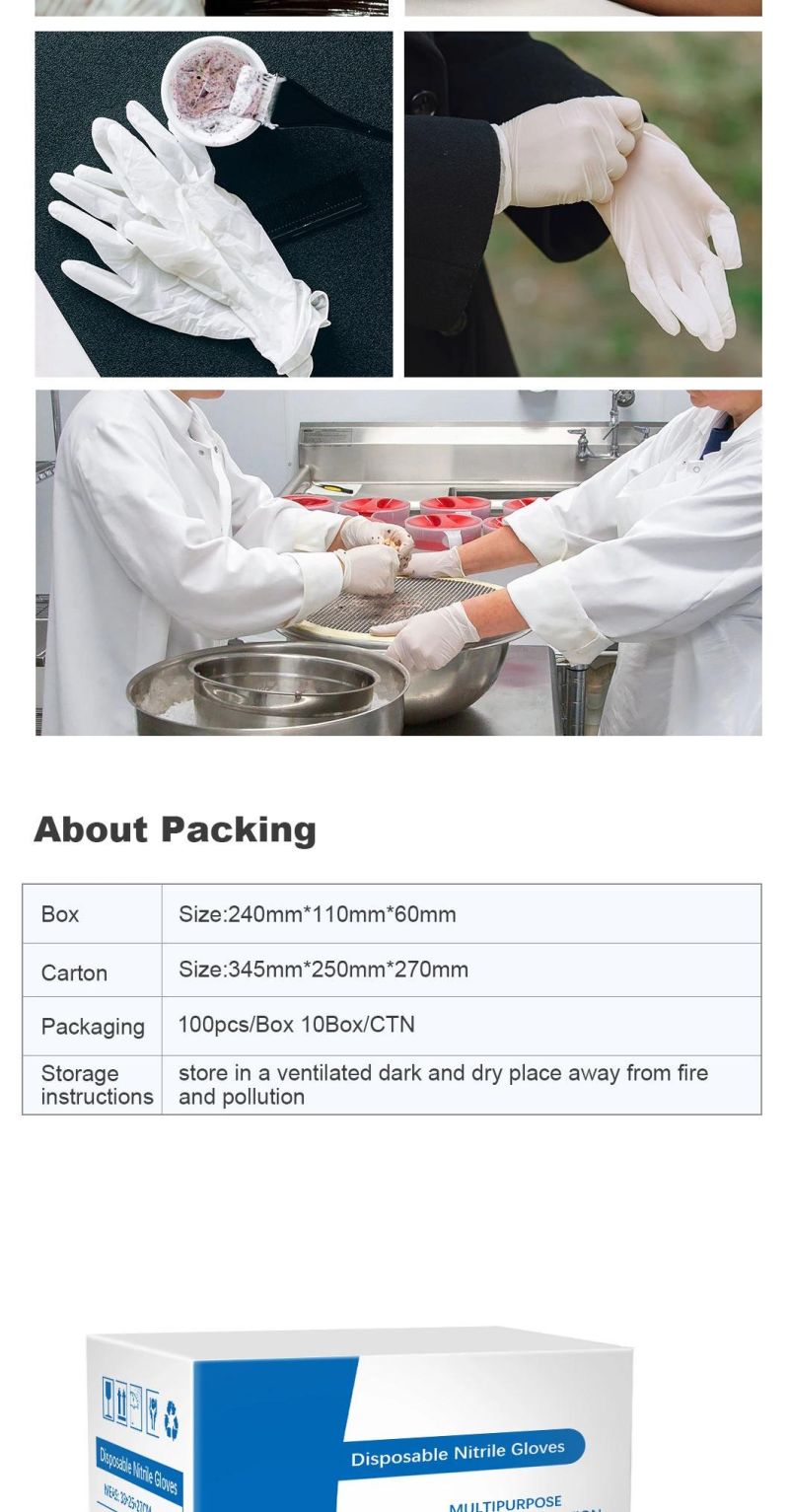 Disposable Suppliese From China Food Serviece Nitrile Gloves