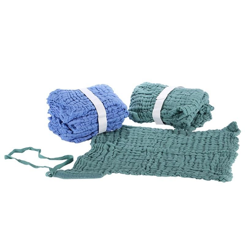 Blue 100% Cotton Pre-Washed Sterile Surgical Gauze Lap Sponge with X-ray ISO CE Certs