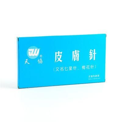 Tianxie Brand Disposable Sterile Double Head Facial Dermal Hammer Plum Blossom Needle for Medical