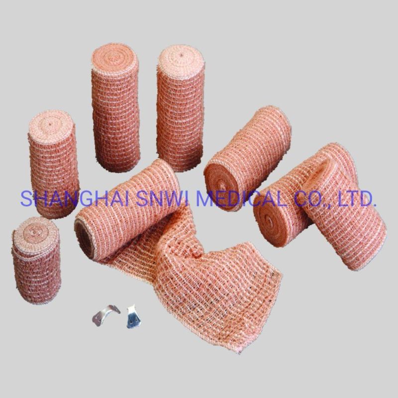 Medical Skin Color Rubber High Elastic Bandage Rubber Elastic Bandage
