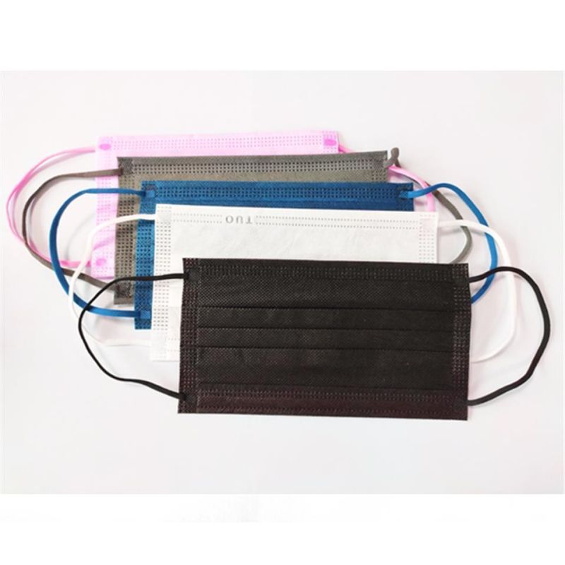 Wholesale Custom Bfe>98 Medical Supply Protective 3 Layer Fashion Colorful Disposable Face Mask