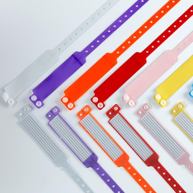 Goju Waterproof Patient Insert Hospital PVC Bracelet Wristband