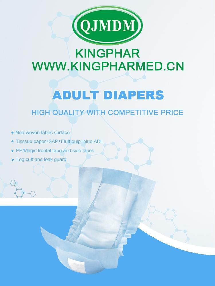 Premium Disposable Adult Diaper with Super Absorption Adult Incontinent Usage
