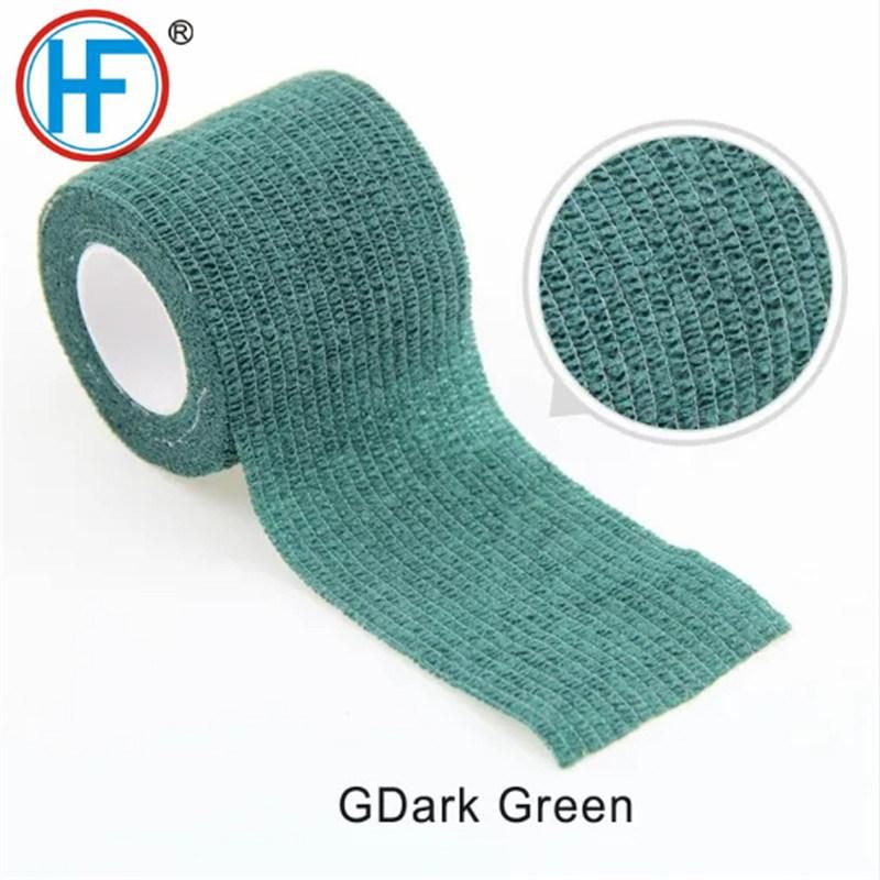 Mdr CE Approved Self-Adhesive Bandage Printed Custom Cohesive Bandage Packaged in Carton