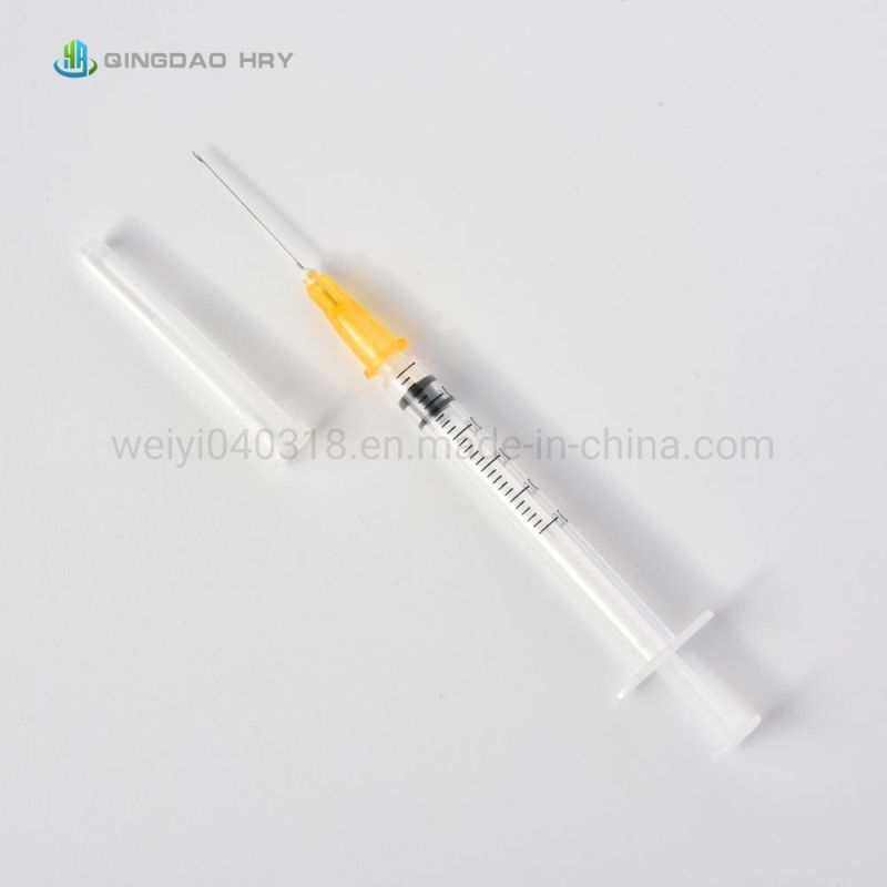 Wholesale Medical Disposable Syringe with/Without 0.3ml -10ml Auto-Disable Self-Destructive Syringe