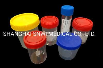 High Quality Disposable Sterile Plastic Specimen Urine Cup Collection Container with Different Volumes