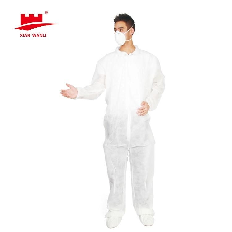 China Nonwoven Coverall Medical Body Suit Hazmat Coverall Chemical Protective Suits