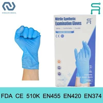 Disposable Nitrile Blend Gloves Powder Free Food Grade Nitrile Vinyl Gloves
