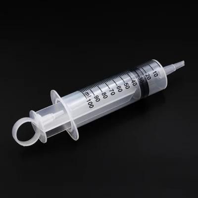 Medical Large Plastic Syringe Feeding Irrigation Use 200cc