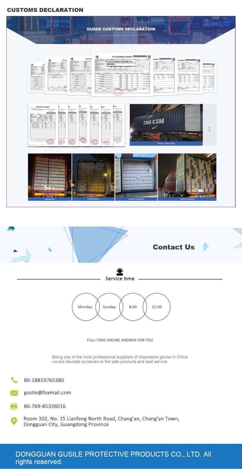 Disposable Gloves Household Work Gloves Powder Free Nitrile Gloves