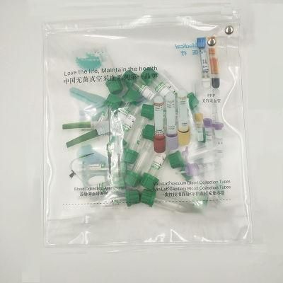 Medical Consumables Plastic Activator Sodium Citrate Plain Blood Collection Vacuum Tube