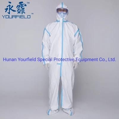 Russian Market Hotselling Waterproof Disposable Safety Protective Garment