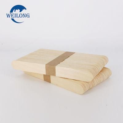 Medical Using Healthy White Wooden Tongue Depressor 150mm