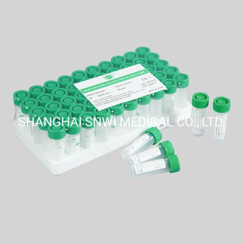 Medical Disposable Black Cap Vacuum Blood Collection Tube ESR Tube