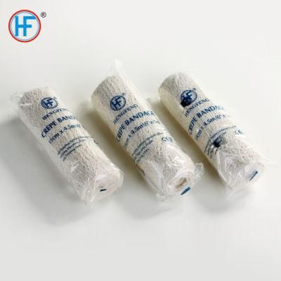 Mdr CE Approved High Quanlity Disposable Hemostasis Cotton Elastic Crepe Bandage