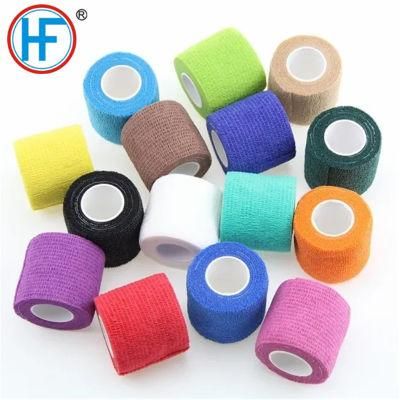 Mdr CE Approved Disposable Medical Color Bandage Made of Elastic Fiber and Non Woven Fiber