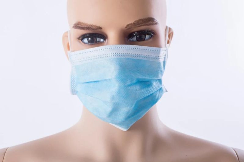 Factory Wholesale 3 Ply Disposable Medical Surgical White Blue Face Mask Cheap for Hospital