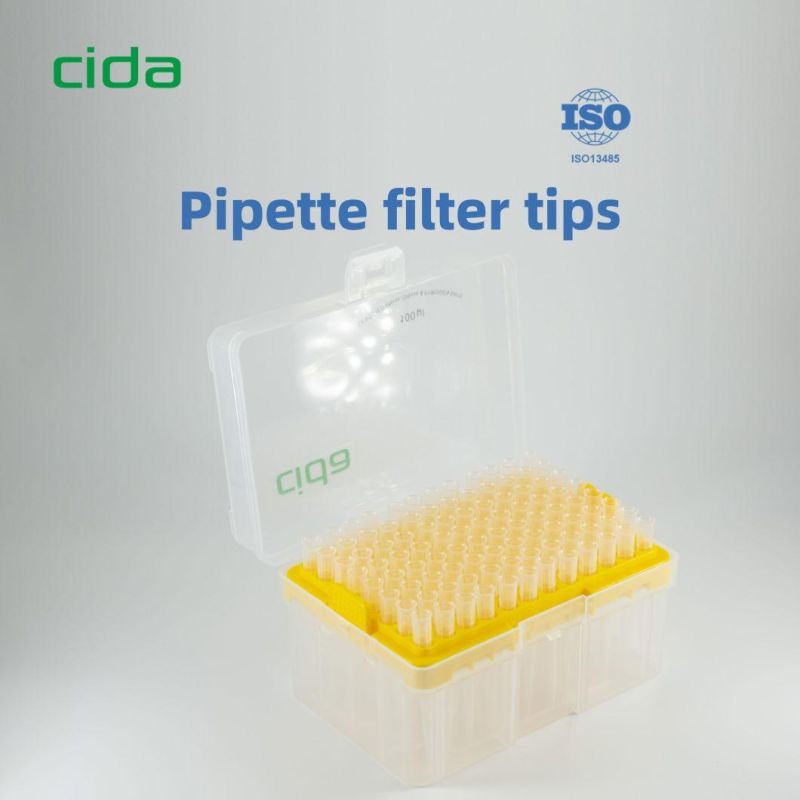Medical Hospital Laboratory Consumables 10UL 100UL 200UL 1000UL Racked Universal Micro Pipette Filter Tips for PCR Rapid Diagnostic Test