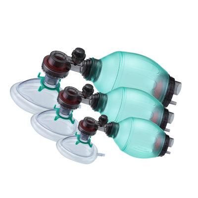 Hospital Disposable Artificial Emergency Silicone Manual Resuscitator Ambu Bag