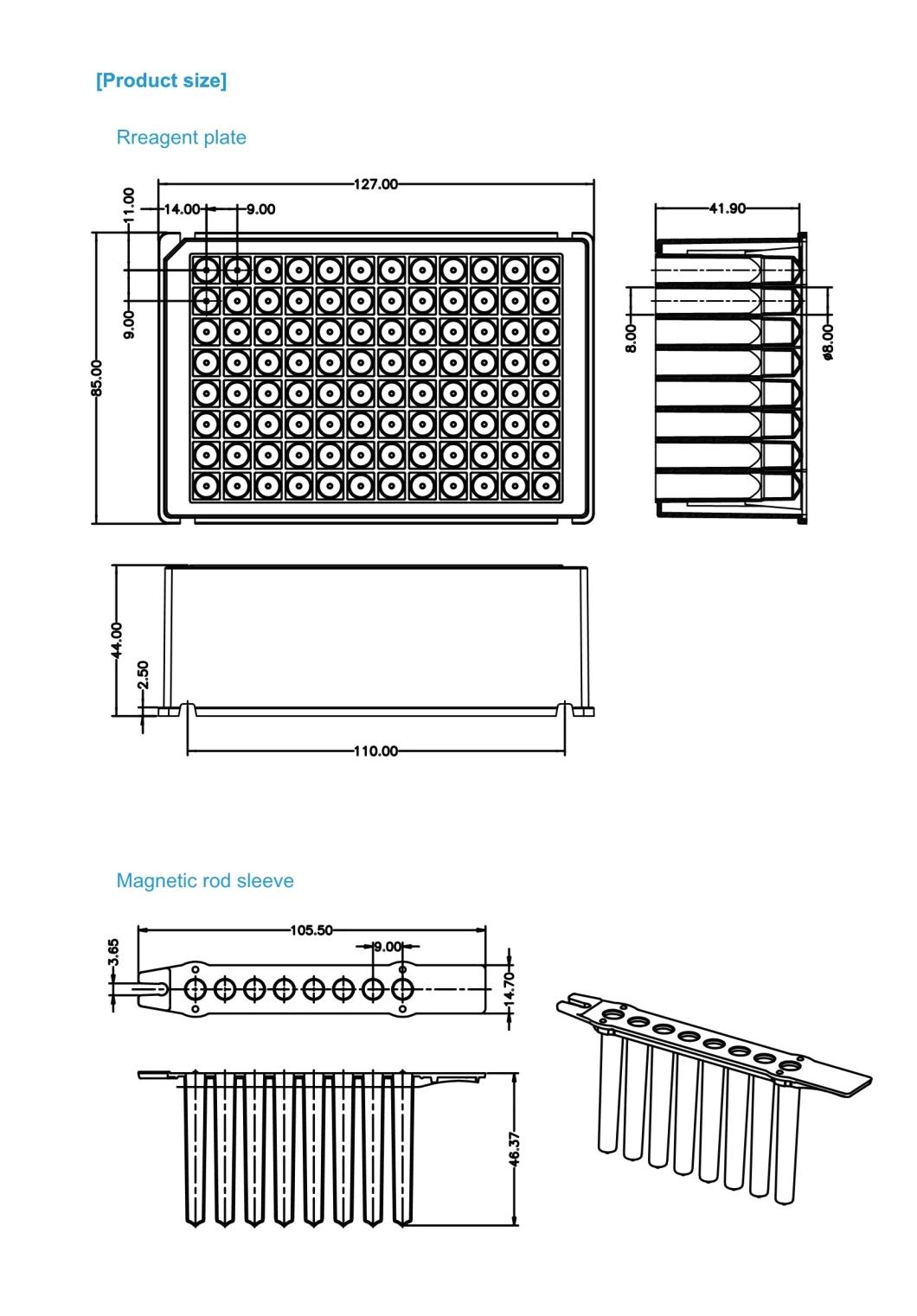 Techstar 64 Tests Magnetic Bead Viral DNA/Rna Extraction Kit