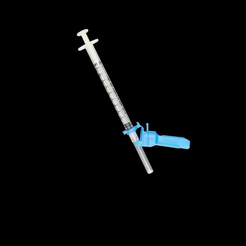 CE/FDA Approved Disposable Safety Insulin Syringe 50/101units