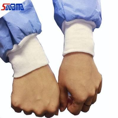 AAMI Level 3 Blue SMS Waterproof Disposable Surgical/Isolation Gowns Seams Taped Reorders to The USA Market