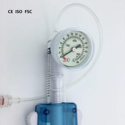 Angioplasty Ptca Kit Balloon Inflation Device with Stopcock Factory Manufacturing