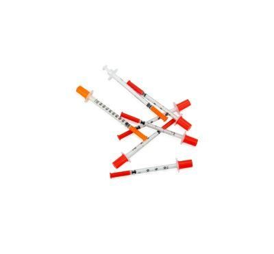 Disposable Insulin Syringe with Pre-Mounted Needle 30g, 31g, U100, U50, U30
