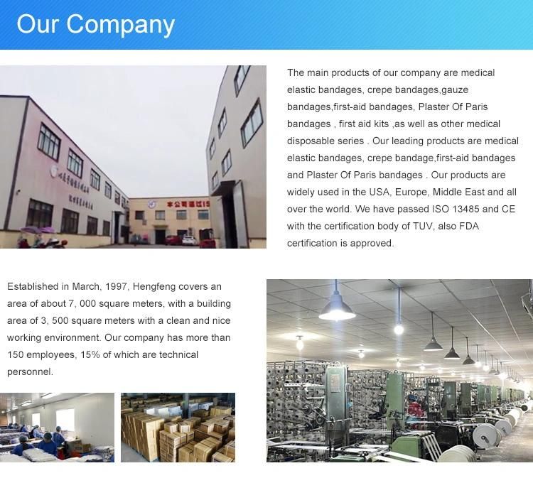 Professional Chinese Manufacturer with Interional Certificates Hemostatic Emergency Bandage First Aid Green Bandage