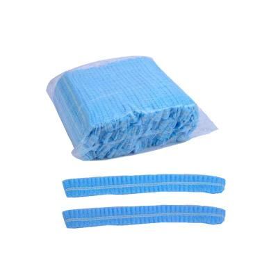 18-24 Inch Non Woven Cap Disposable Clip Cap Hospital Nursing Cap