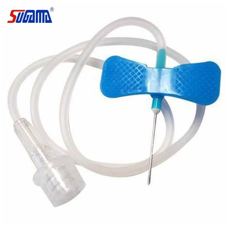 Sterile Luer Lock Connector IV Scalp Vein Set Size 23G Butterfly Needle